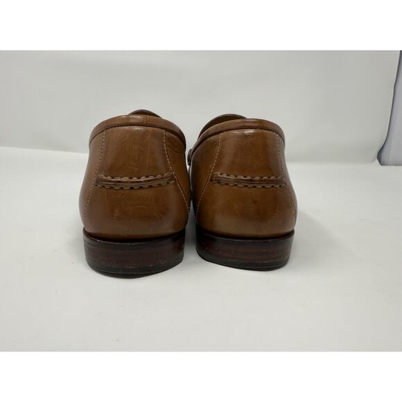 Cole Haan Grand Laser Penny Loafer British Tan 8.5 Preppy - Picture 3 of 7